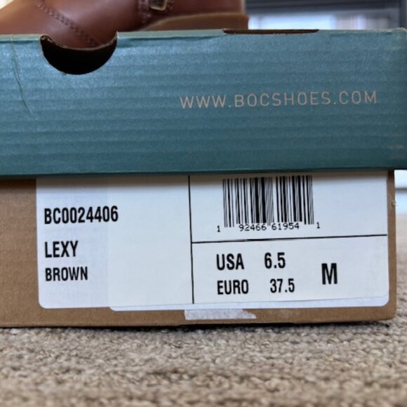 boc Women's Lexy Brown Ankle Boots in Perfect Condition - Picture 7 of 7